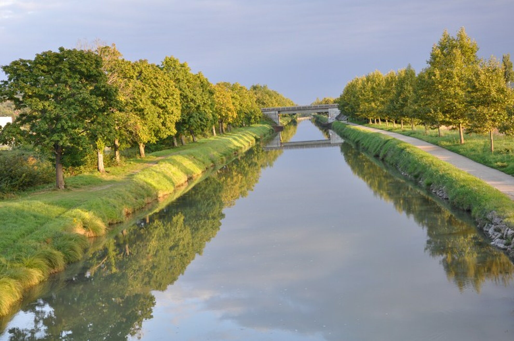 Image des berges du canal